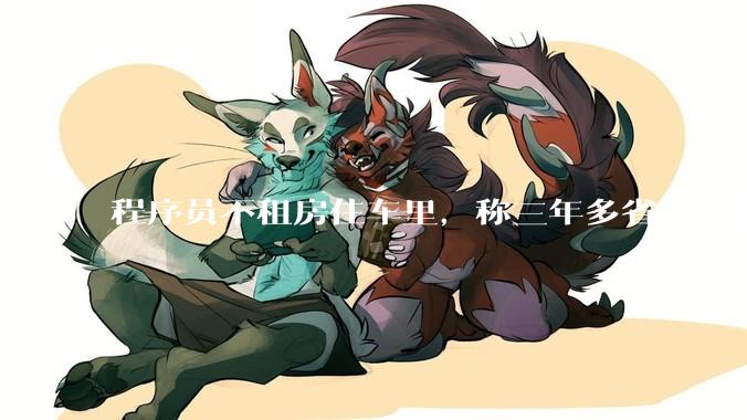 程序员不租房住车里，称三年多省了差不多十万，被质疑占用公共***，怎样看他的选择？这算占用公共***吗？