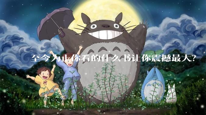 至今为止你看的什么书让你震撼最大？