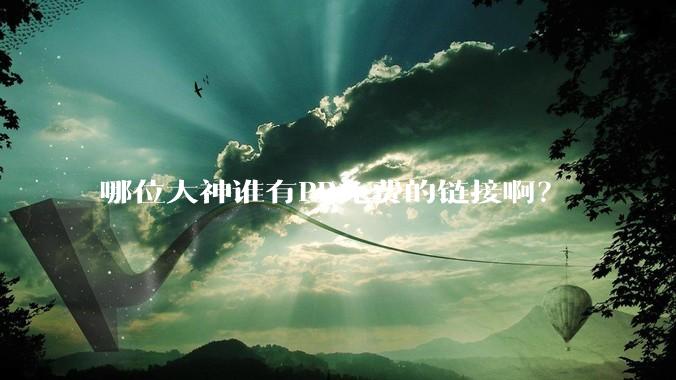 哪位大神谁有PR免费的链接啊？