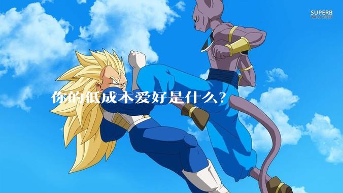 你的低成本爱好是什么？